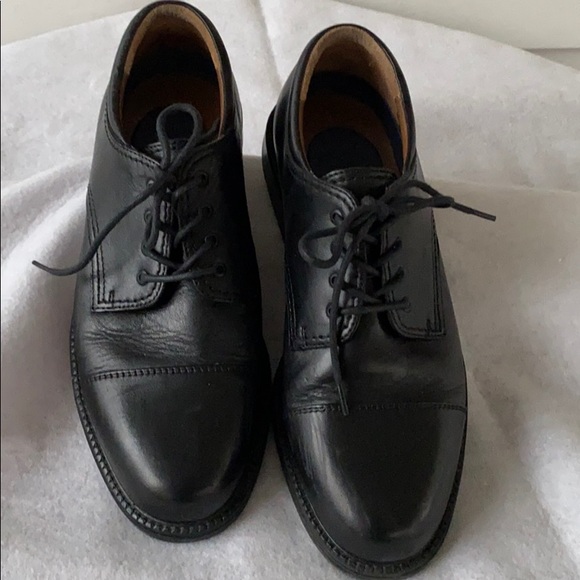 Dockers Mens Black Leather Shoes  Size 10M - Picture 3 of 7